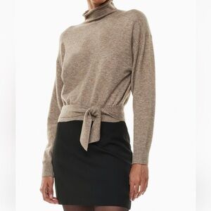 Wilfred Lorin Funnel Neck Tie Sweater